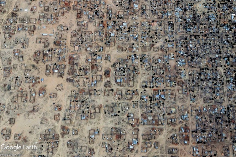 صور الأقمار الصناعية لغزة المصدر: خرائط غوغل